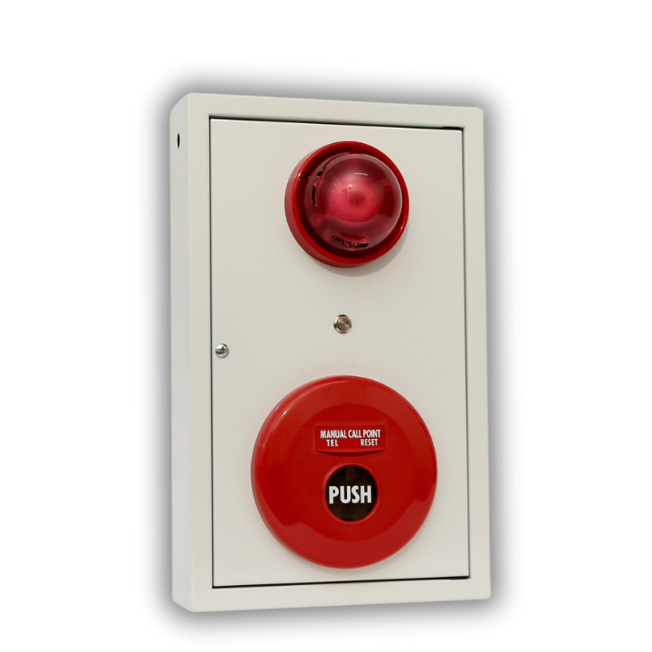 FSMBL-001 - Hộp tổ hợp chuông còi – đèn báo cháy – nút nhấn